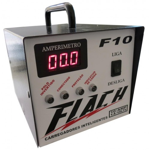 CARREGADOR DE BATERIA - FLACH F10