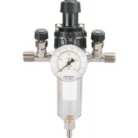 Filtro regulador 1/4" mini com 2 saidas